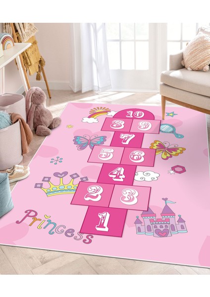 Dijital Baskı Kaymaz Taban Makinede Yıkanabilir Çocuk Odası Halısı Bebek Odası Halısı fiyatları