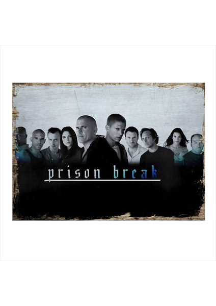 Prison Break Modern Ahşap Tablo 25CMX 35CM