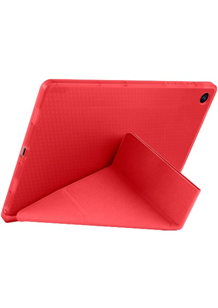 Samsung Galaxy A9 Plus X210 Kılıf Tri Folding Kalem Bölmeli Standlı