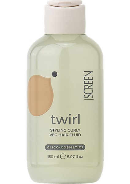Saç Kremi Screen Twirl Styling Curly Veg Hair Fluid 150 ml