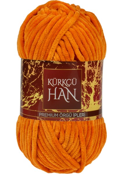 Kadife 100GR 95MT Örgü Ipi Turuncu