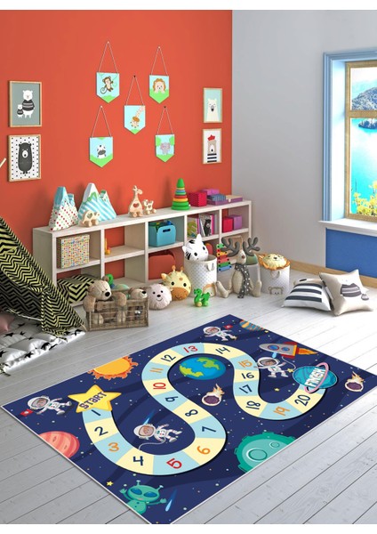 Dijital Baskı Kaymaz Taban Makinede Yıkanabilir Çocuk Odası Halısı Bebek Odası Halısı fiyatları