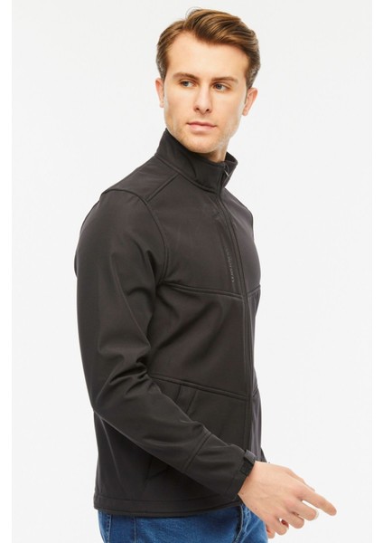 Softshell Mont Içi Polarlı Su ve Rüzgar Geçirmez Pro Model Siyah Erkek indirimleri