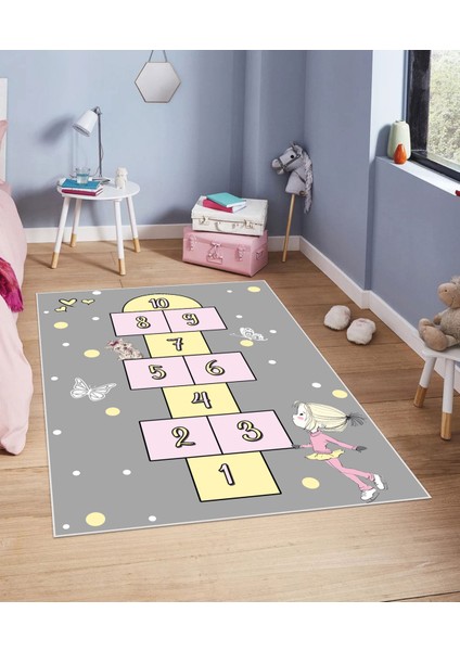 Dijital Baskı Kaymaz Taban Makinede Yıkanabilir Çocuk Odası Halısı Bebek Odası Halısı fiyatları