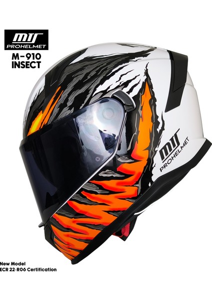 Mts M-910 Kapalı Kask (Insect)