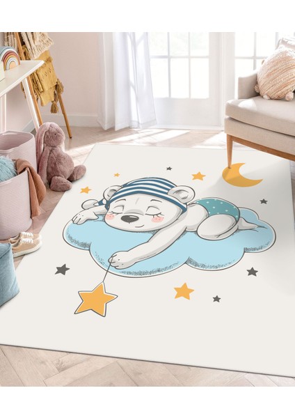 Dijital Baskı Kaymaz Taban Makinede Yıkanabilir Çocuk Odası Halısı Bebek Odası Halısı fiyatları