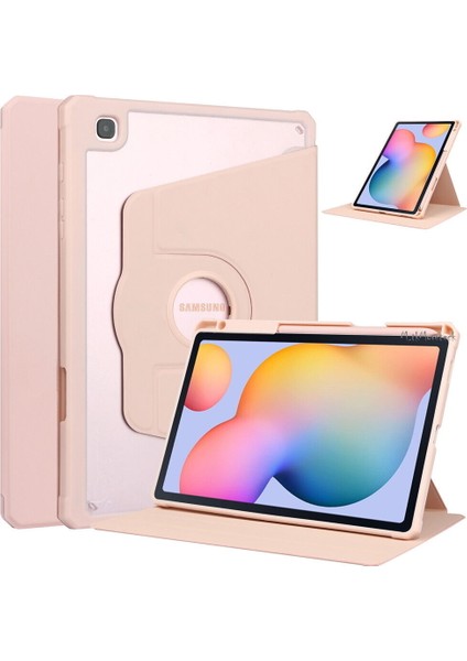 Samsung Galaxy Tab A9 Plus 11 Inç Kılıf Dönebilen Standlı Kalem Bölmeli Tablet Kılıfı Kalemlikli Kapak SM-X210 X213 X215 X217