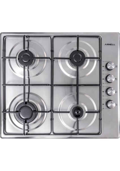 Set Üstü Tüplü(Lpg ) Gaz Emniyetli Otomatik Çakmaklı Ocak - Inox