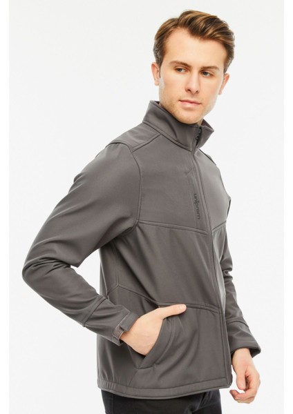 Softshell Mont Içi Polarlı Su ve Rüzgar Geçirmez Pro Model Gri Erkek indirimleri
