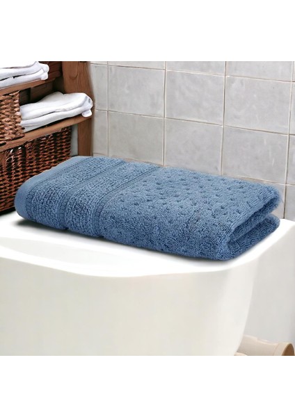 Arello Coton Yumuşak Pamuklu Havlu Petrol Mavisi 50*90 cm fiyatları
