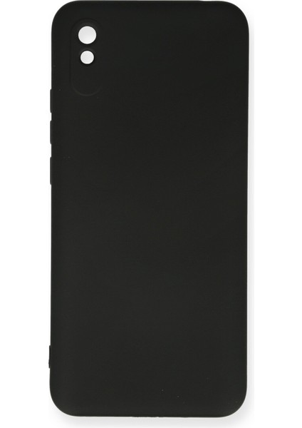 Xiaomi Redmi 9A Kılıf Nano Içi Kadife Silikon - Siyah 300099