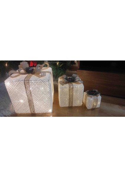 Yılbaşı Ağacı Altı LED 3lü Kutu