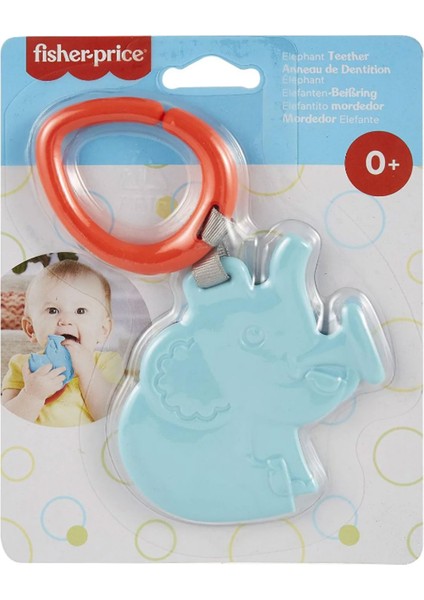 Fisher Price Fil Şeklinde Çıngırak ve Diş Kaşıyıcı fisher-price