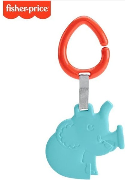 Fisher Price Fil Şeklinde Çıngırak ve Diş Kaşıyıcı fisher-price