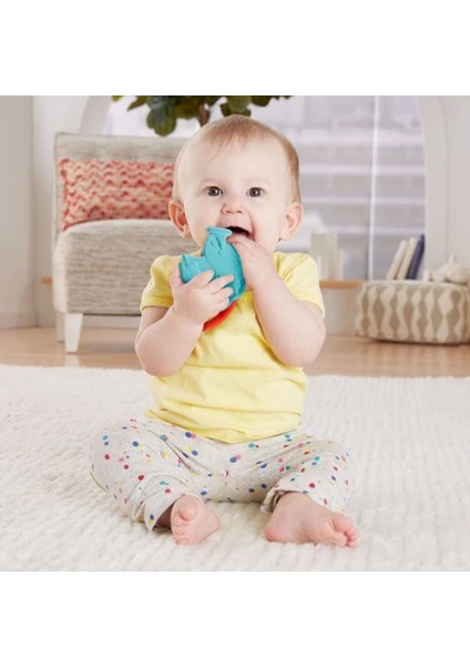 Fisher Price Fil Şeklinde Çıngırak ve Diş Kaşıyıcı fisher-price