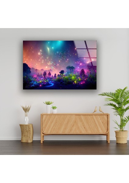 Pandora Galaxy Temperli Cam Duvar Tablosu