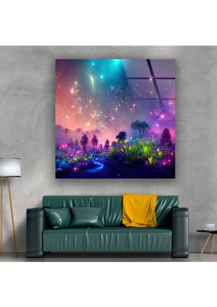 Pandora Galaxy Temperli Cam Duvar Tablosu modelleri