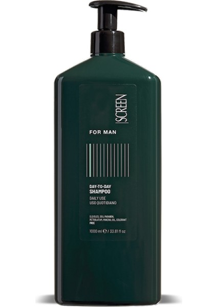 Saç Şampuanı Screen For Man Day-To-Day Shampoo 1000ML