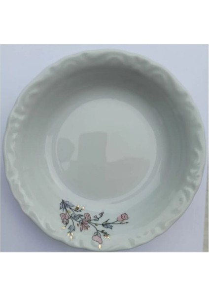 Porselen 12'li Rüya Çukur Yemek Tabak 17 cm