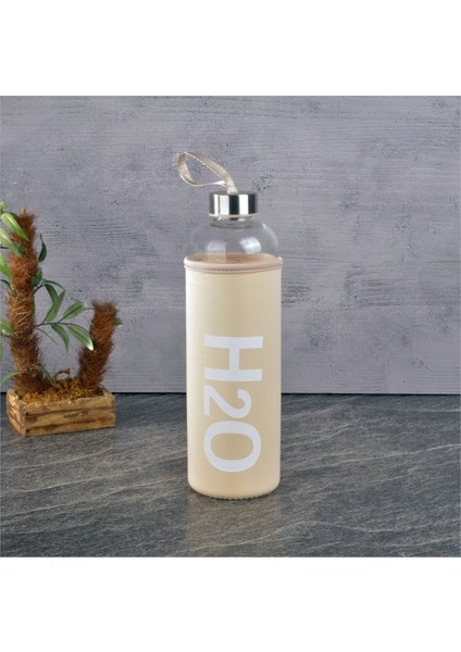 H20 Kılıflı Cam Matara 1000 ml