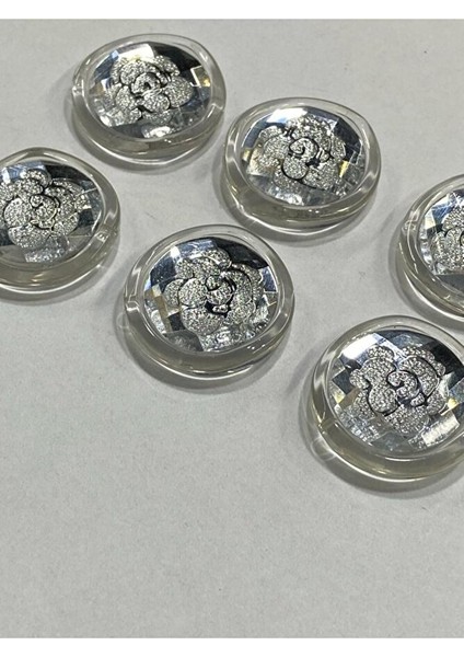 Trençkot Ceket Düğmesi Italyan Düğme 6'lı Set Beyaz 2,5 cm D2001 fiyatları