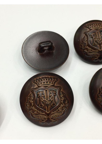 Trençkot Düğmesi 6 Lı Set Kahve 2,5 cm fırsatları