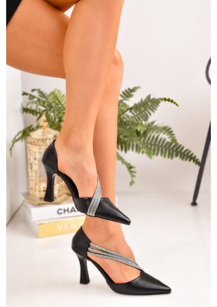 Kadın Ortopedik Süngerli Taşlı Topuklu Ayakkabı indirimleri