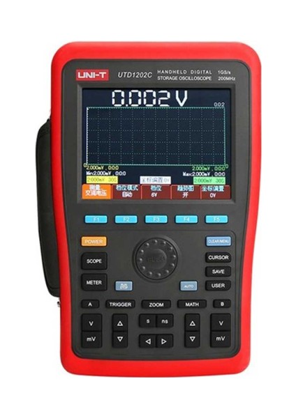 UTD1202C Elde Taşınabilir Iki Kanallı Dijital Hafızalı Osiloskop