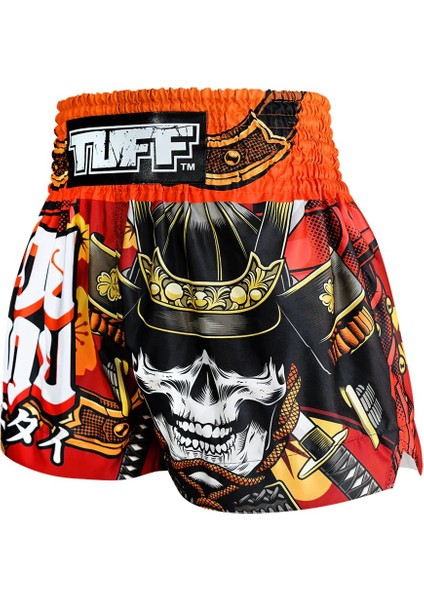 Muay Thai Boxing Shorts Samurai Skull