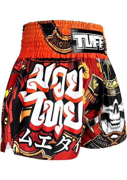 Muay Thai Boxing Shorts Samurai Skull