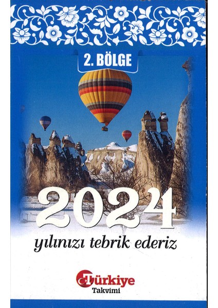 Kitap Takipçileri 2024 Yılı Türkiye Takvimi 365 Gün Yapraklı Duvar Takvimi Blok Ayasofya Manzara Karton