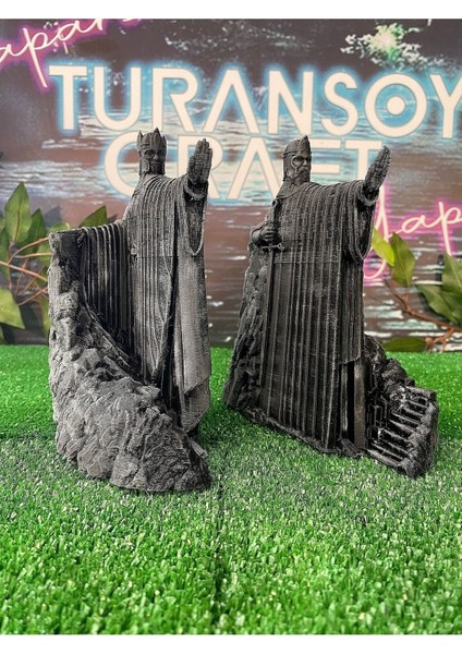 Argonath Figür Yüzüklerin Efendisi Sağ Sol Takım Lotr 18 cm (Dev Boy) modelleri