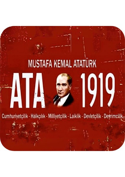 Atatürk Serisi 1 Kupa Altlık Set indirimleri
