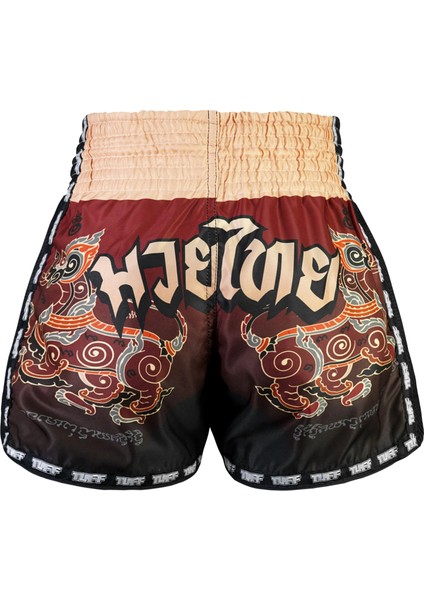 Muay Thai Boxing Shorts New Retro Style Yant Narai Turning The Land