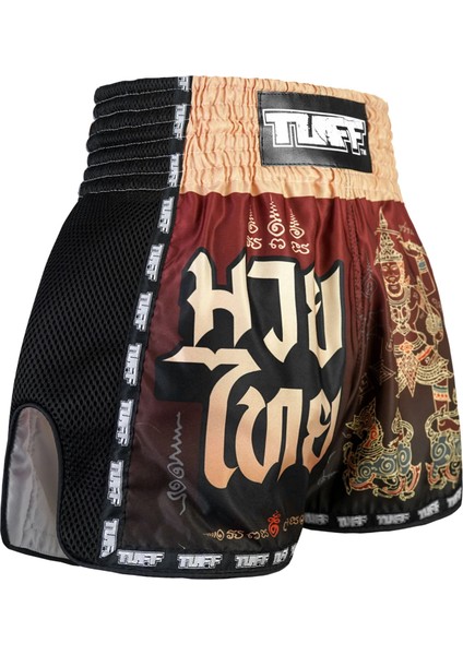 Muay Thai Boxing Shorts New Retro Style Yant Narai Turning The Land