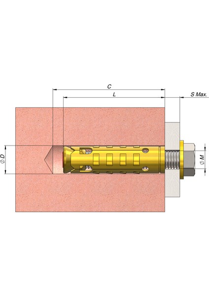 S Tipi Çelik Çekmeli Dübel M8 fiyatları