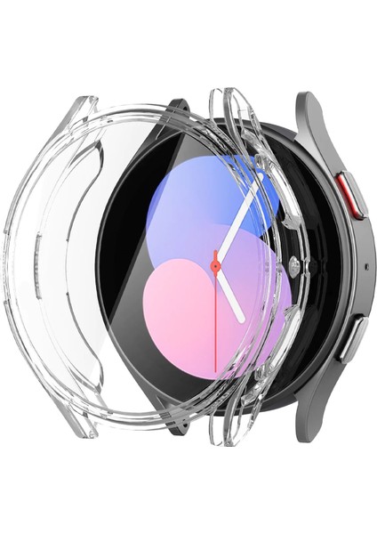 Samsung Galaxy Watch6 Önü Kapalı Ekran Korumalı Silikon Kılıf
