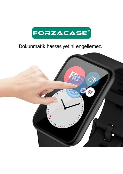 Huawei Watch Fit 2 Önü Kapalı Ekran Korumalı Silikon Kılıf modelleri
