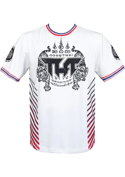 Muay Thai Shirt True Power White Twin Tigers