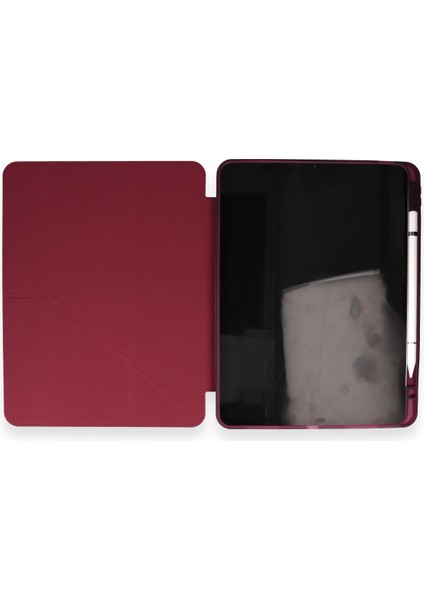 Samsung Galaxy Tab A9+ / A9 Plus 11 Inç 2023 Uyumlu Kılıf Kalem Bölmeli Trifolding Case Kapak fiyatları