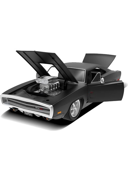 2.4ghz Uzaktan Kumandalı Sesli ve Işıklı 1:16 Ölçek 1970 Dodge Charger R/t Araba - Dodge Charger Koleksiyonluk Model Araç