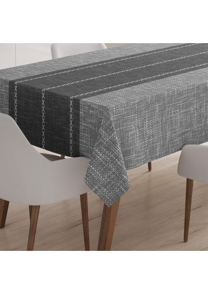 Günlük Kullanıma Uygun Gri Pratik Masa Örtüsü modelleri