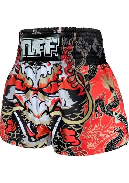 Muay Thai Boxing Shorts Dragon King In Red