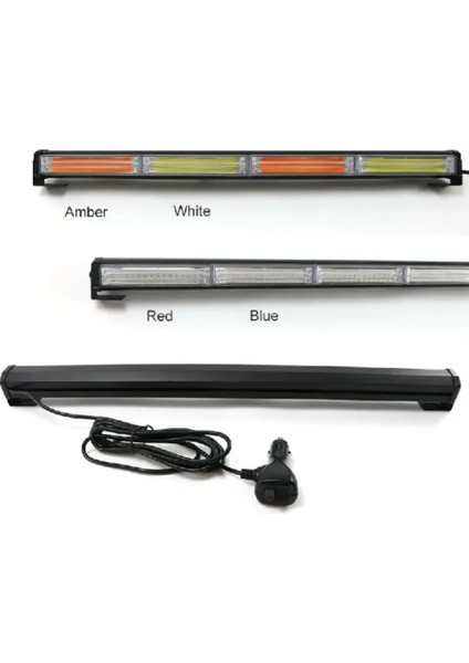 Off Road LED Bar 90CM Sarı Sarı Cob LED Çakarlı LED Bar 6 Sıra