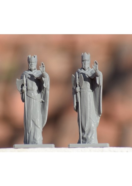Argonath Versiyon 2 Figür Yüzüklerin Efendisi Lotr Sağ Sol Takım 15 cm modelleri