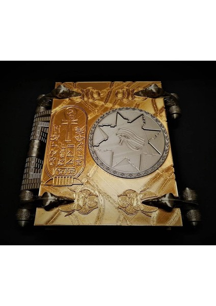 Amon Ra'nın Yaşayanlar Kitabı Eski Antik Mısır (Sert Plastiktir - 24X27CM)