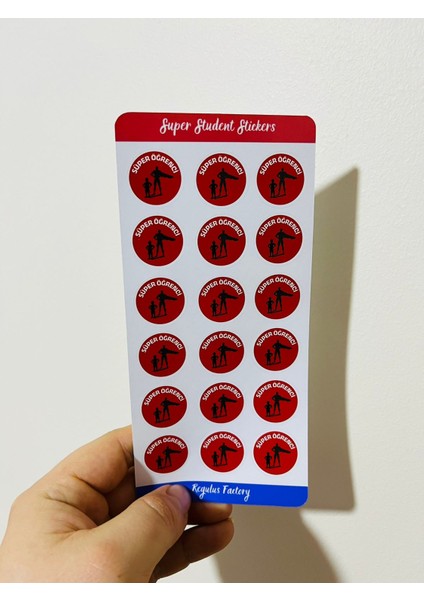 Cuppy Box Karne Stickerları Süper Öğrenci