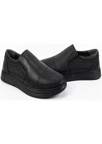 Erkek Siyah Hakiki Deri Topuk Dikeni Için Özel Ortopedik Casual Ayakkabı fırsatları