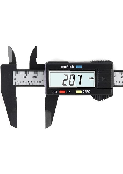 Kumpas Dijital Karbon Fiber Hassas 150MM Kalınlık Ölçer