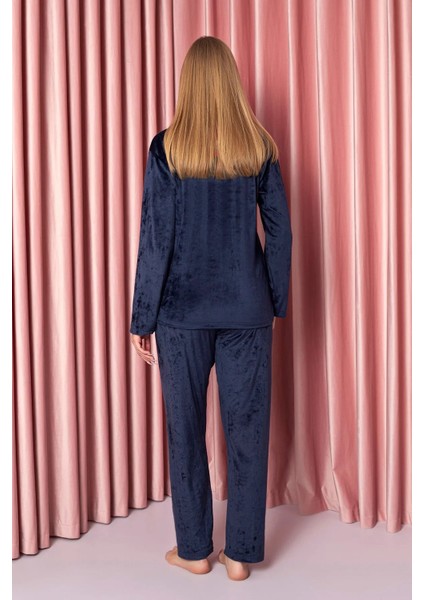 Kadın Kışlık Kadife Pijama Takımı K200/804 - 1 Adet